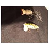 Vintage Hula Popper ands Vintage jitter bug