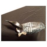 Hand painted wood loon
