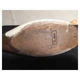 Hand carved and painted wooden duck by WBF II