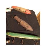 7 Extra Large wooden lures