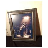 Framed photo of Rod Price of Foghat
