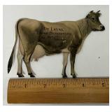 De Laval Cream Separator Tin Die Cow Advertising Cutout