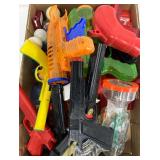 Lot of Vintage Squirt Guns, Dart Guns, Ping Pong K-Gun Large Lot