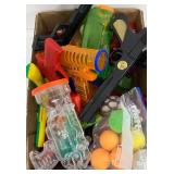 Lot of Vintage Squirt Guns, Dart Guns, Ping Pong K-Gun Large Lot