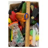 Lot of Vintage Squirt Guns, Dart Guns, Ping Pong K-Gun Large Lot