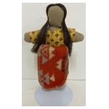 Vintage Cloth Skookum Native American Souvenir Doll