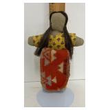 Vintage Cloth Skookum Native American Souvenir Doll