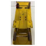 Banner Toys Pressed Steel Toy Ice Truck Yellow Truck 1930-1940s