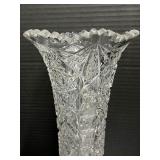 Vintage American Brillant Cut Crystal Vase