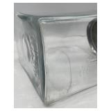 Original Vintage 1940 Leap Year Planters Peanuts Embossed Glass Display Jar W/ Tin Lid
