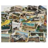 Large Lot of Vintage Travel Postcards