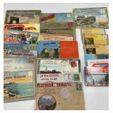 Lot of Vintage Souvenir Postcard Folders/Books