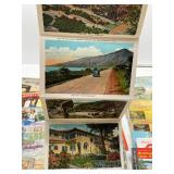 Lot of Vintage Souvenir Postcard Folders/Books