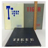 Lot of 3 Vintage Yearbooks 1948-1950 Albert Lea Tiger Yearbooks