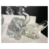 Lead Crystal Animals Lot of 7, Fenton and Princess House