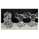 Lead Crystal Animals Lot of 7, Fenton and Princess House