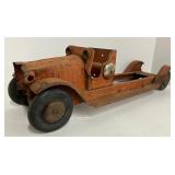 Pressed steel antique vintage toy truck, dump truck 1920s or 1930s