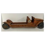 Pressed steel antique vintage toy truck, dump truck 1920s or 1930s