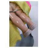 Lot of 2 Vintage Sleepy Eye Dolls, Hard Plastic, Birthdays Dresses, 1940-50