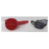 Two Bird Whistles Vintage Toys Plastic and Metal