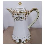 Nippon Japan Hot Chocolate Pot and Six Cups and Saucers