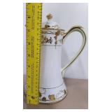 Nippon Japan Hot Chocolate Pot and Six Cups and Saucers