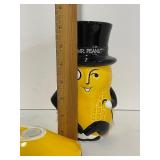 Planters Peanuts Mr. Peanut Tray and Ceramic Jar