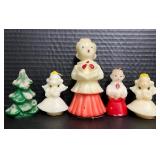 Lot of 5 Gurley Christmas Candles