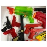 Lot of Vintage Squirt Guns, Dart Guns, Ping Pong K-Gun Large Lot