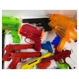 Lot of Vintage Squirt Guns, Dart Guns, Ping Pong K-Gun Large Lot