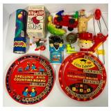 Large lot of Vintage Toys Some with Original Box 1950