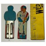 Antique Vintage Lot of 2 tin litho whistles