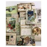 Lot of Vintage Postcards Victorian Era Kittens Dogs Holiday ETC