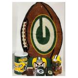 Green Bay Packers Lot Rug, Gumball Machine Coasters, Etc.