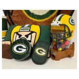 Green Bay Packers Lot Rug, Gumball Machine Coasters, Etc.
