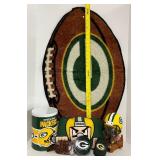 Green Bay Packers Lot Rug, Gumball Machine Coasters, Etc.