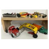 Vintage Metal Vehicles Toys Lot Trucks Hubley, Matchbox