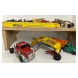Vintage Metal Vehicles Toys Lot Trucks Hubley, Matchbox