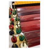 Mahjong Game Vintage Antique Bakelite Butterscotch Set with Case