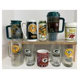 Lot of Green Bay Packer Mugs