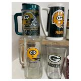 Lot of Green Bay Packer Mugs