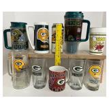 Lot of Green Bay Packer Mugs