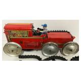 Marx Giant Reversing Tractor Truck tin lithographed wind-up toy 1940s or 1950s