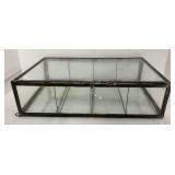 Antique Glass and Metal Display Case