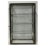 Antique Glass and Metal Display Case