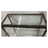 Antique Glass and Metal Display Case