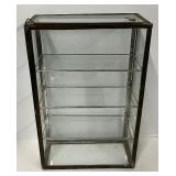Antique Glass and Metal Display Case