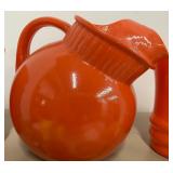 Vintage Anchor Hocking Rainbow Ball Tilt Pitcher and Tumblers