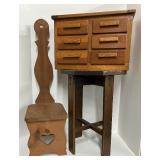 Small Wood Furniture Lot of 3