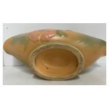 Unmarked Pottery Floral Bowl Possibly Roseville or Weller Dogwood Floral